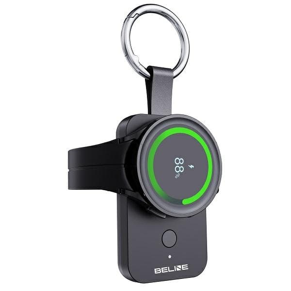 Powerbank til Galaxy Watch Beline 1000mAh - bærbar USB-C oplader sort