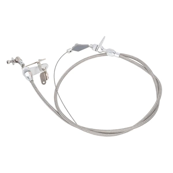 Kickdown-kabel i rustfrit stål 158 cm længde gaskabel udskiftning til 727 transmissioner