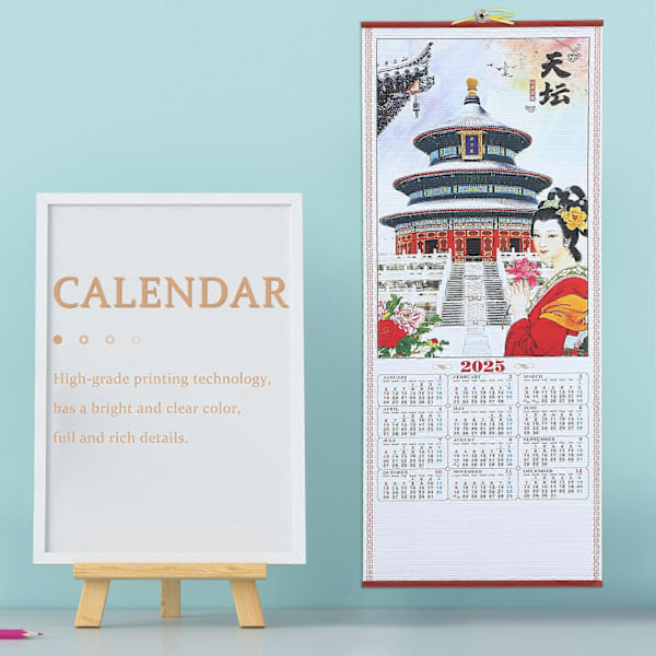 Hengekalender Veggkalender for Organisering 2025 Kalender