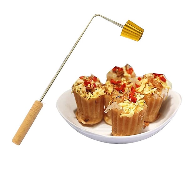 Malaysisk Pai Tee Maker Nyonya Topper Former for Baking Egg Tart Form Gjenbrukbart Frityrstekeverktøy Ki