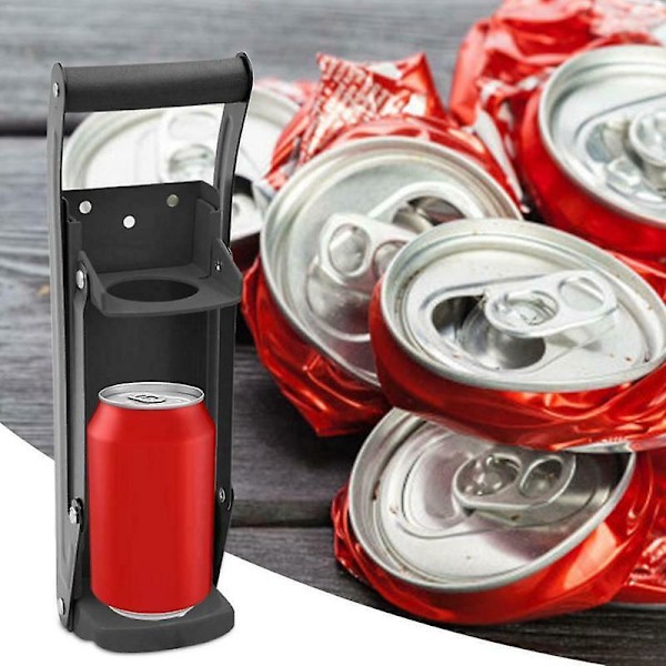 Bärbar Multifunktionell Cola-Flaskkrossare Köksflasköppnare Burkar Röd