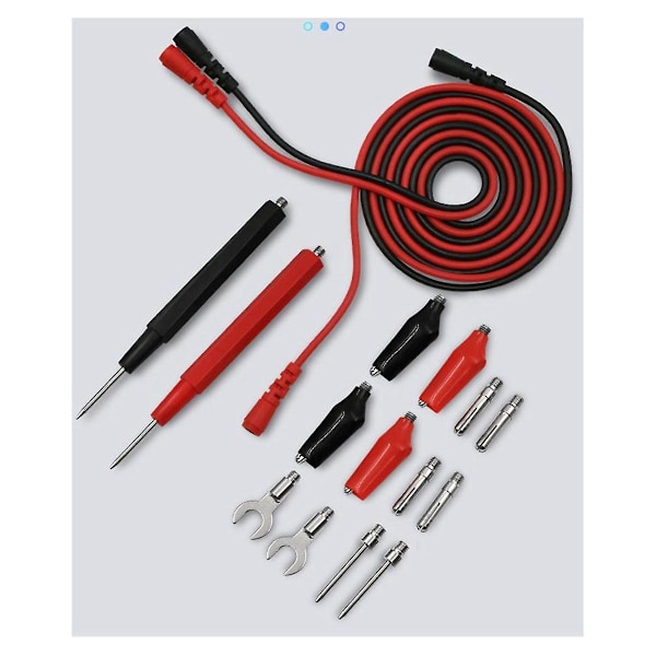 1 stk Sort Modstandskasse Jern Variabel Dekades Modstand 0-9999,9 Ohm til Fysisk Undervisning & 16 stk