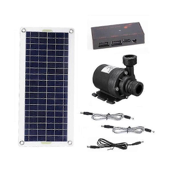 50W aurinkovesipumppu 800L/H DC12V aurinkovesilähdepumppu hiljainen perheen puutarhan vesilähteelle