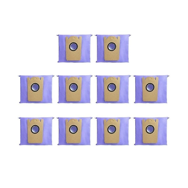 10 stk. støvsugerposer for Robovac L35 Hybrid/l35 Hybrid+/ Lr30 Hybrid/lr30 Hybrid+ robotstøvsugerposer