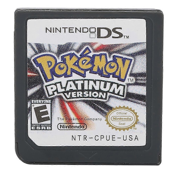 ABS-muovinen amerikkalainen pelikonsolikorttipatruuna Platinum DS -pelitarvikkeille