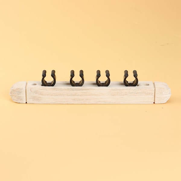 4 Køholder for biljardkøer, veggmontert holder for biljardkøer, stangklemmer, biljardtilbehør