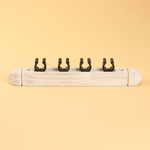 4 Pool Kø Rack, Billardkø Holder Vægmontering, Stangclips, Billardtilbehør