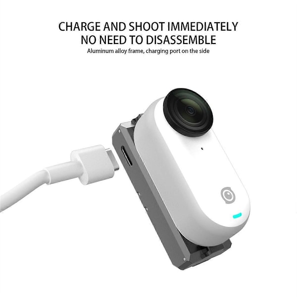 Hurtigudløsningsadapterbeslag til Go 3 Thumb Camera Genopladelig Basebeslag Actionkamera Tilbehør