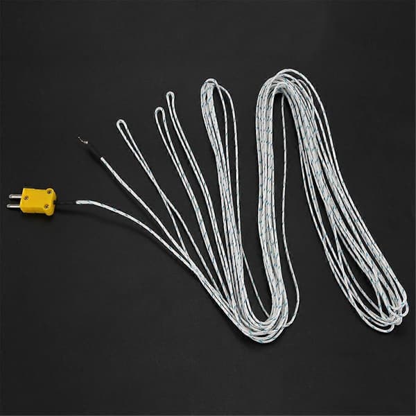 5X -50-250 Celsius K Typ 10M Kabel Temperatursensor Termoelement Probe