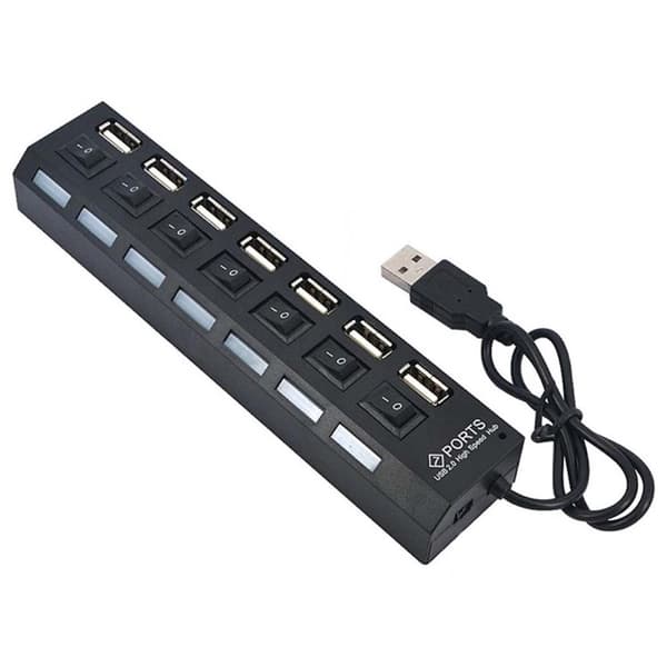 7x USB 2.0 -jakajakeskitin