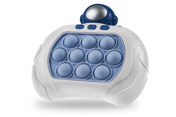 Pop It Kosmonaut pedagogisk arkadespill for barn 4 spillmoduser!