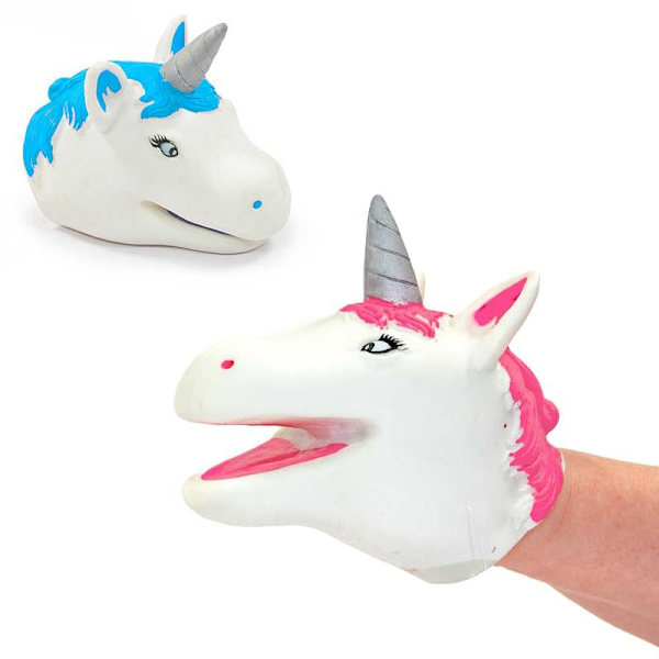 2-pack Hand Puppet Unicorn Head - Puppet