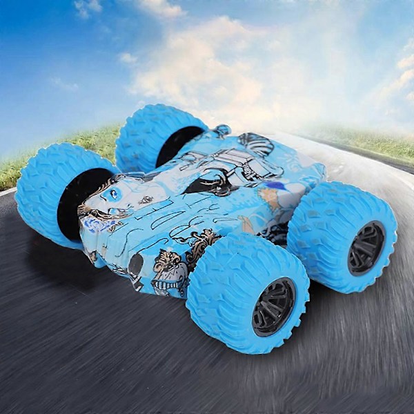 Inertia Kaksipuolinen Stunt Graffiti Auto Lelu Vedä Takaisin Auto 180 Asteen Pyörimis Stunt Auto Lapsen Syntymäpäivä