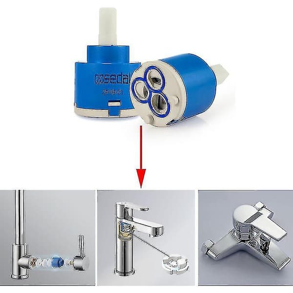 Sedal Keramisk Kraninnsats 40mm - Erstatning for Ettgrepsventil