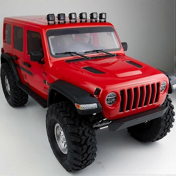 Modifiserte frontlykter, spotlys, billykter for tak, støtfangerlys for AXIAL SCX10 JEEP TRAXXAS TRX4 TRX6 1