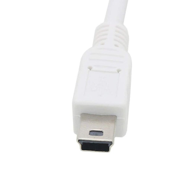 USB-laddningskabel för Lullaby Bay LB603 Baby Monitor laddare kabel vit