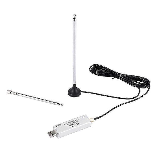 Rtl Sdr Mottaker V3 Rtl2832u 0.1mhz-1.7ghz Tcxo Sma Mottaker Med Antenne