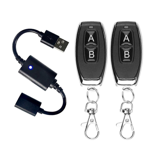 DC 5V USB Trådløs Fjernbetjening Switch Driver Tænd Sluk for LED Lys, Strip Læselampe, Lys Vifte & Mere 2025th