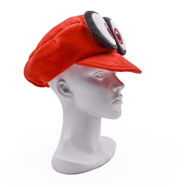 Cappy 3D upphöjda ögon plyschleksaker mjuk docka röd hatt fylld djur present till barn 10,6\",Cappy 3D upphöjda ögon plyschleksaker mjuk docka