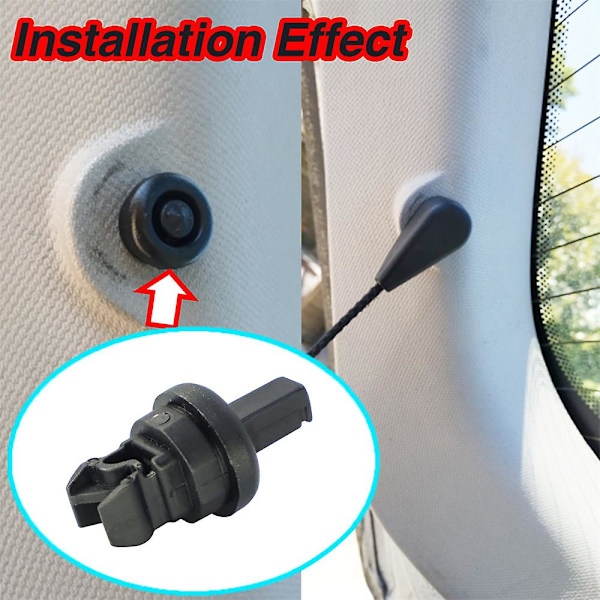 2x Clips för Renault Clio Megane Scenic Laguna Modus Mk1 Mk2 Mk3 1 2 3 4 Bakre bagageutrymmeshylla Snöre Hängare Brakcet 7705099001