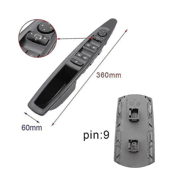 6554.ha Vindue Kontrol Switch Bilskive Switch Til C4 2004-2010 (Automatisk Spejl)