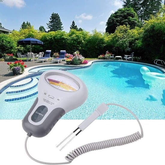 Water Quality Analyzer, Digital Chlorine and pH - Cl2 Tester, for Swimming Pools, Hot Water Quality Analyzer with Probe, for Home Pools...