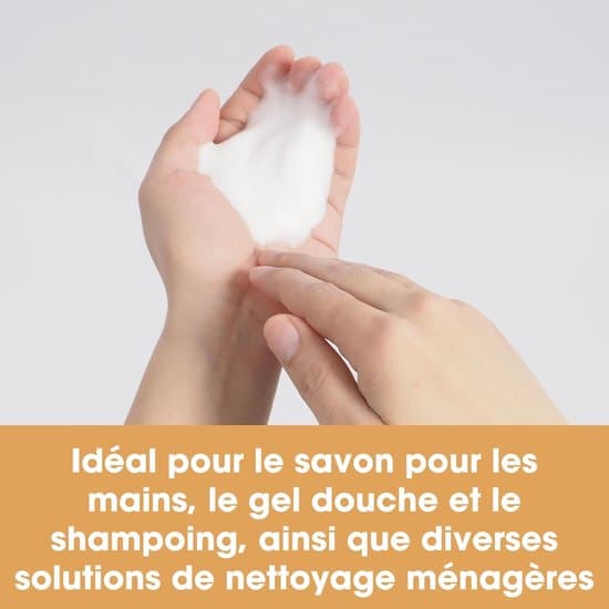 Foam Bottle 150ml - Pump Dispenser for Dish Soap / Soap / Shampoo - Transforms your soap into foam for easier cleaning