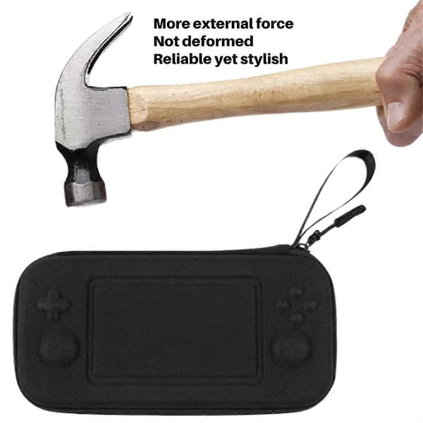 Opbevaringstaske til Retroid Pocket 4/4 Pro spillekonsol, Sort Grip Case
