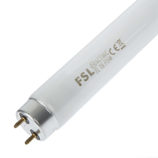 15 W UV-putken vaihto hyönteisansaan, kärpäspolttimo T8 UV-putki, 2 x 15 W UV T8 lamppupolttimoputki - YoGO