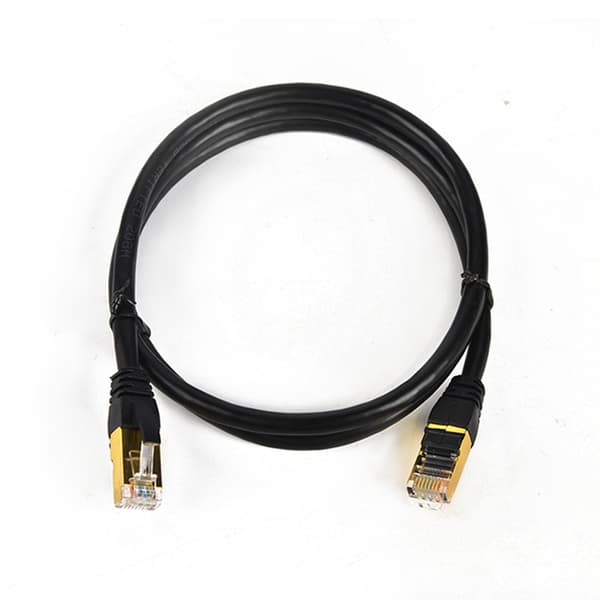 Cat 8 Ethernet-kabel - 5 meter - 40 Gbps - 10 Gigabit Ethernet-kabel i ren koppar - Dubbelskärmad patchkabel