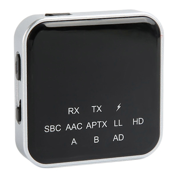 Bluetooth-adapter 2 i 1 med lav latenstid, sender og mottaker med 3,5 mm AUX for TV og PC