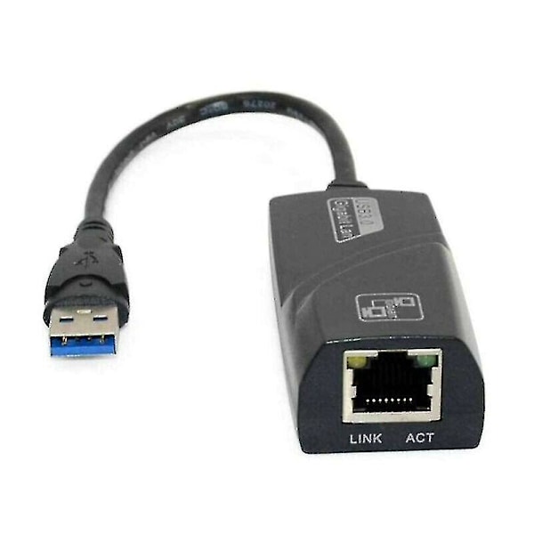 USB 3.0 til Ethernet RJ45 LAN Adapter 10/100/1000 Gigabit for Datamaskin PC Nettverk