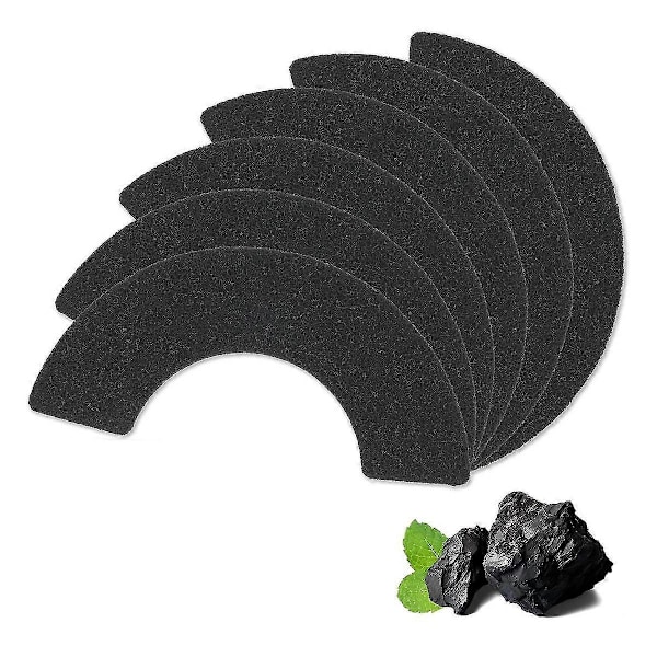 Filterutskifting for Litter-Robot 4 - Aktivkullfiltre for Katteboks, Kullfiltre for Kattesand 6 stk