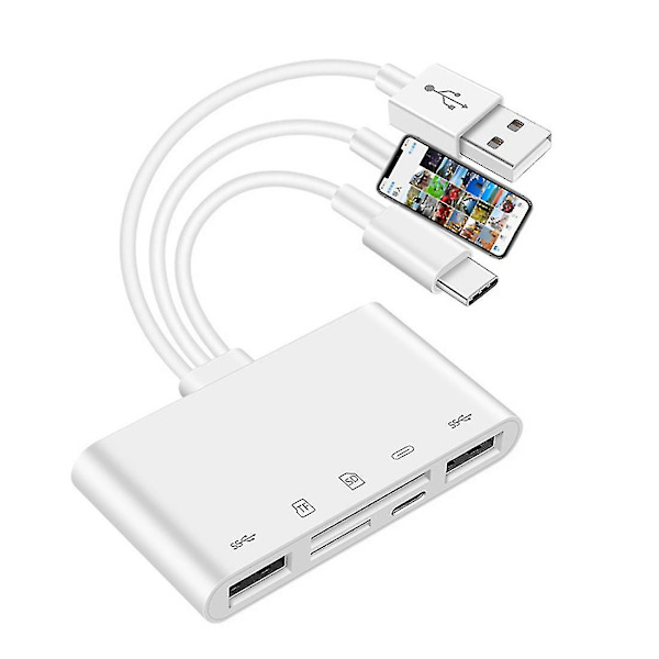 Otg Usb Kamera Multimemory Adapter Til -sd Tf Kortlæser Kit Til For 13 Konverter