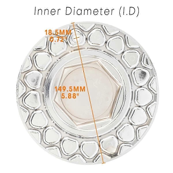 168 mm Bilfälg Navkapsel Navkapsel Navkapsel 9155L169 för 247L169 09.24.028, 4 st