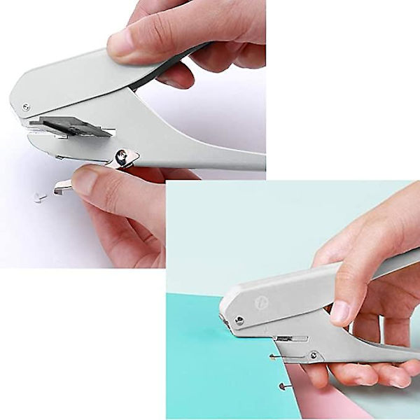 Decoupage Hand Punch, Svamppunch med linjal (grå)