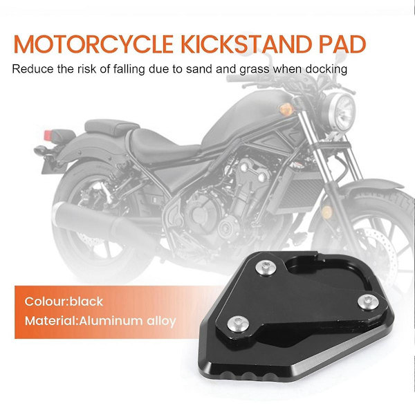Motorcykel Side Fodstøtte Pad Side Fodbeslag Stort Sæde Motorcykeltilbehør til REBEL CM1100