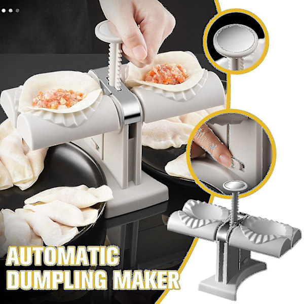 Dobbelthodet Automatisk Dumpling Maker Form for Husholdningsbruk