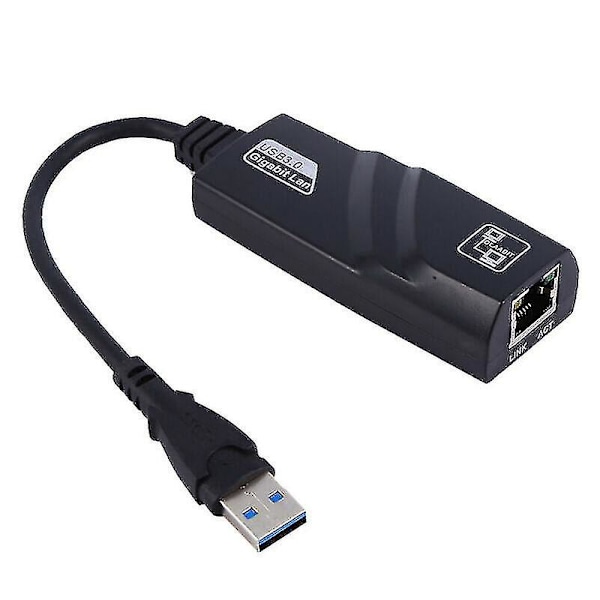 USB 3.0 till Ethernet RJ45 LAN-adapter 10/100/1000 Gigabit för dator PC-nätverk