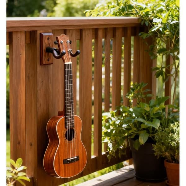 Roterende V-formet gitarstativ, sett med 2, med skruer