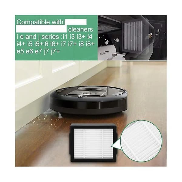 Hepa Kompatible Sidebørste Kompatibel Med Irobot Roomba E5 E6 E7 I3 I4 I5 I7 Støvsuger Tilbehør