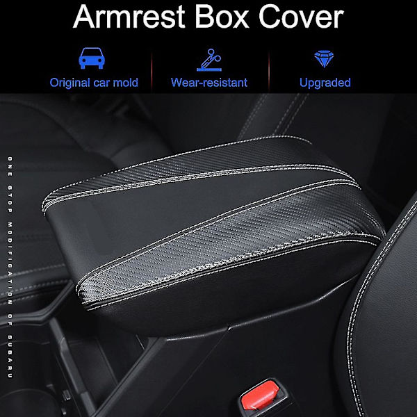 För Subaru Forester 2019+ Center Console Arm Rest Armrest Box Cover