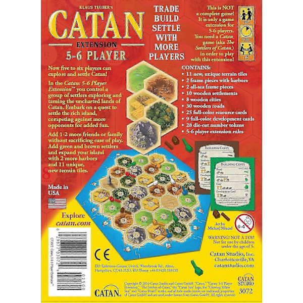 Lautapeli - Catan Perus Punainen