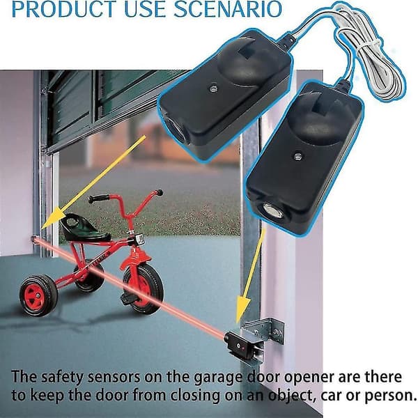 Ersättning för garageportsensor Säkerhetssensorstråleögon för 41a5034 Sears öppnardelar