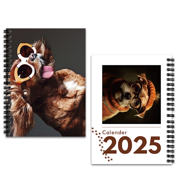 Kalenteri 2025 Uusivuosikalenteri väri: tyyli 10