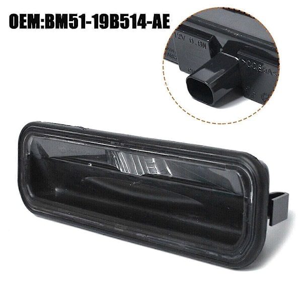 Baklukehåndtak Nummerplate Lys Mikrobryterknapp Passer for Ford Focus M3 BM51-19B514-AE