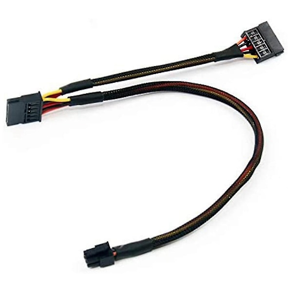 Lille 6p til Splitter 15p SATA Strømkabelledning til Vostro 3650 3653 3655 Desktop Computer Hdd Ssd P