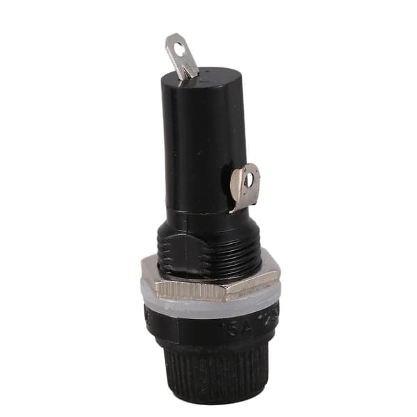 5 stk. AC 125V 15A 6 x 30mm Panelmontert Sikringsholder