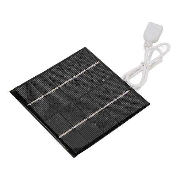 Mini USB Solpanel 1.2W 5V Lätt Bärbar Polykristallin Silikon för Mobiltelefoner
