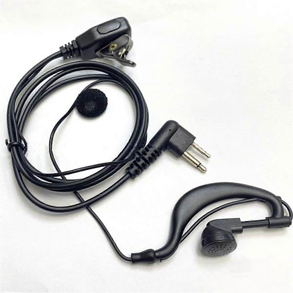 Öronkrok Walkie Talkie Headset med MIC K-kontakt Walkie Talkie Headset Universal för Hotell Bygg
